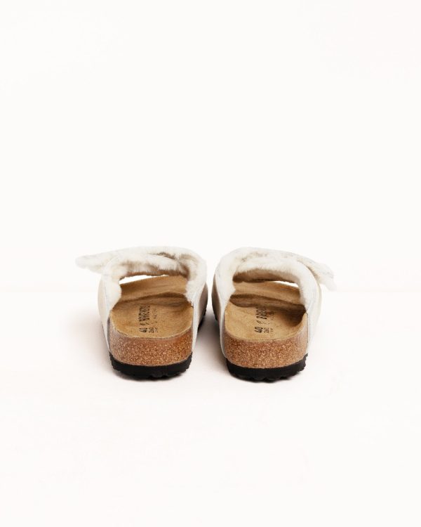 STÜSSY & BIRKENSTOCK SOLANA SHEARLING SLIDE - Image 3
