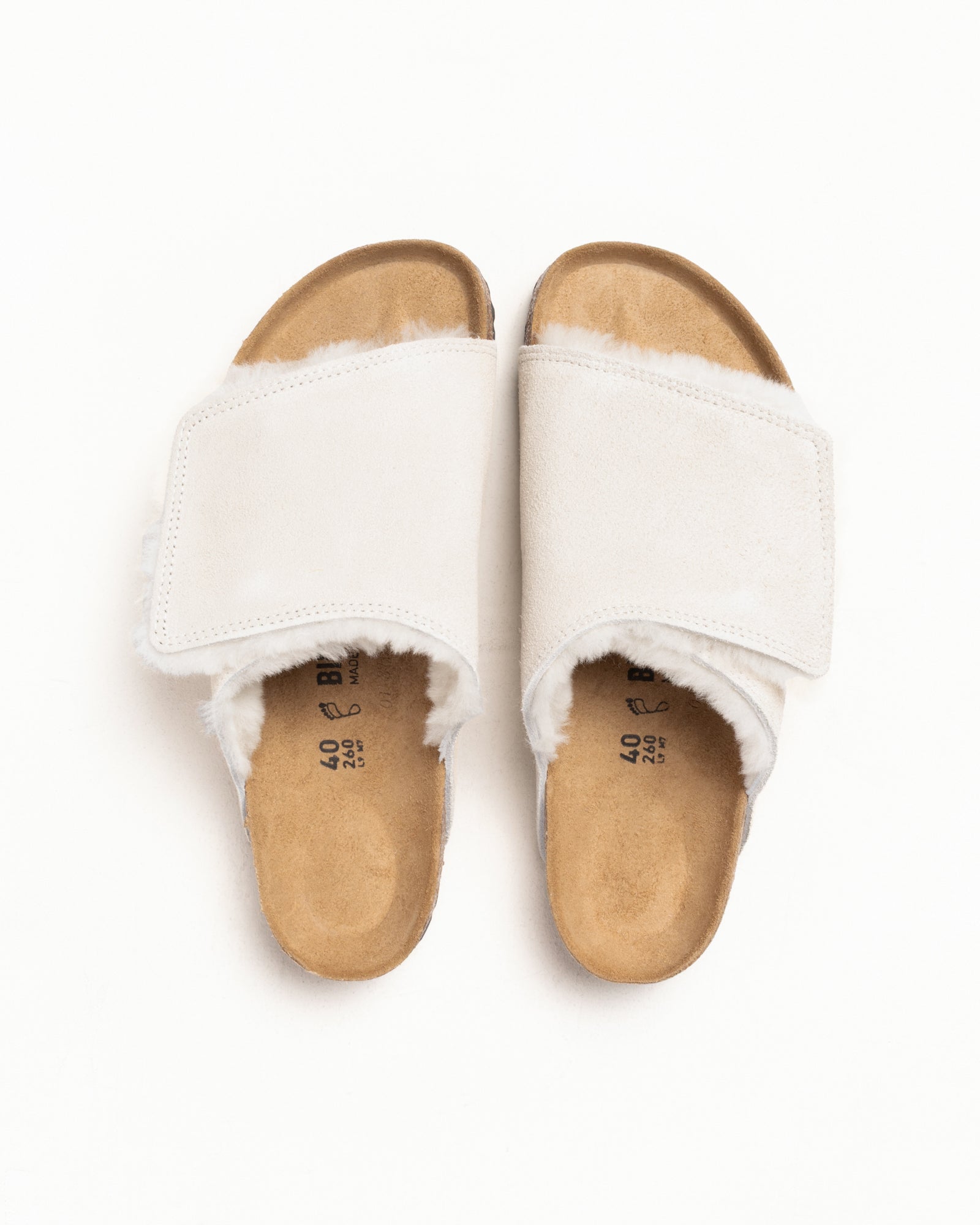 STÜSSY & BIRKENSTOCK SOLANA SHEARLING SLIDE - Image 4