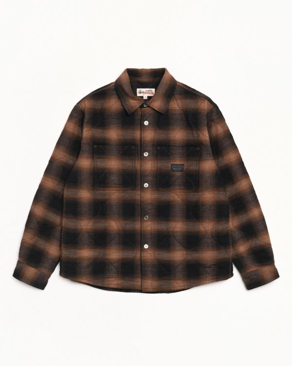 QUILTED PLAID SHIRT JACKET - Image 6
