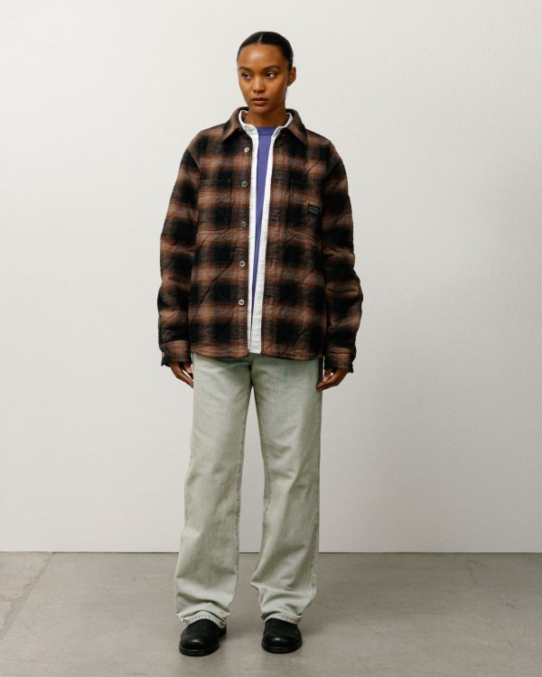 QUILTED PLAID SHIRT JACKET - Image 3