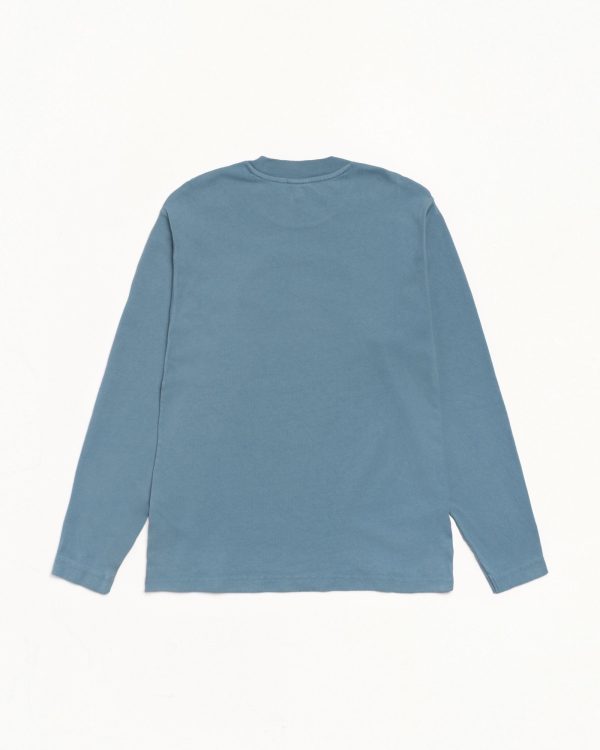 DYED LS MOCK NECK TEE - Image 2