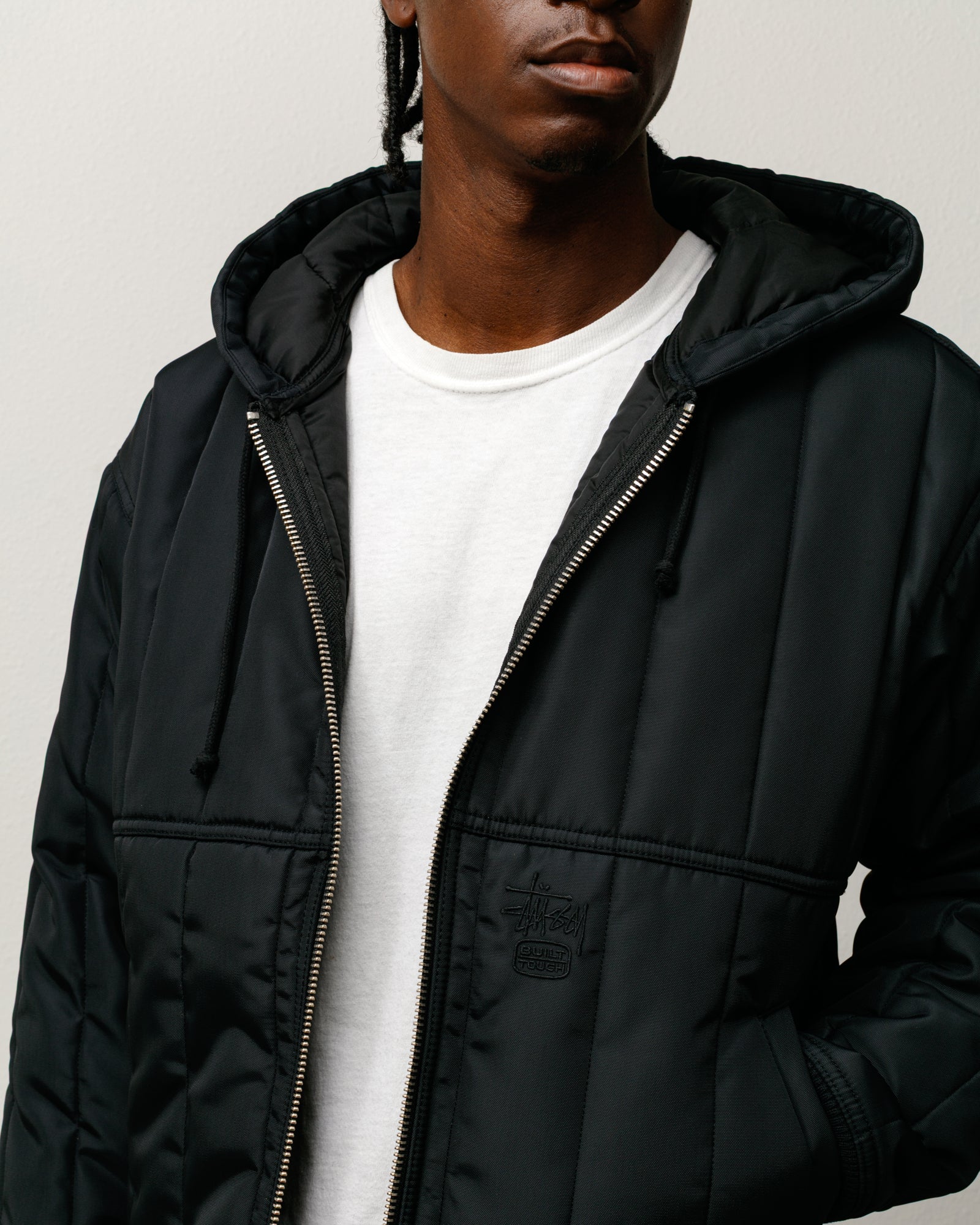 QUILTED NYLON WORK JACKET - Image 2