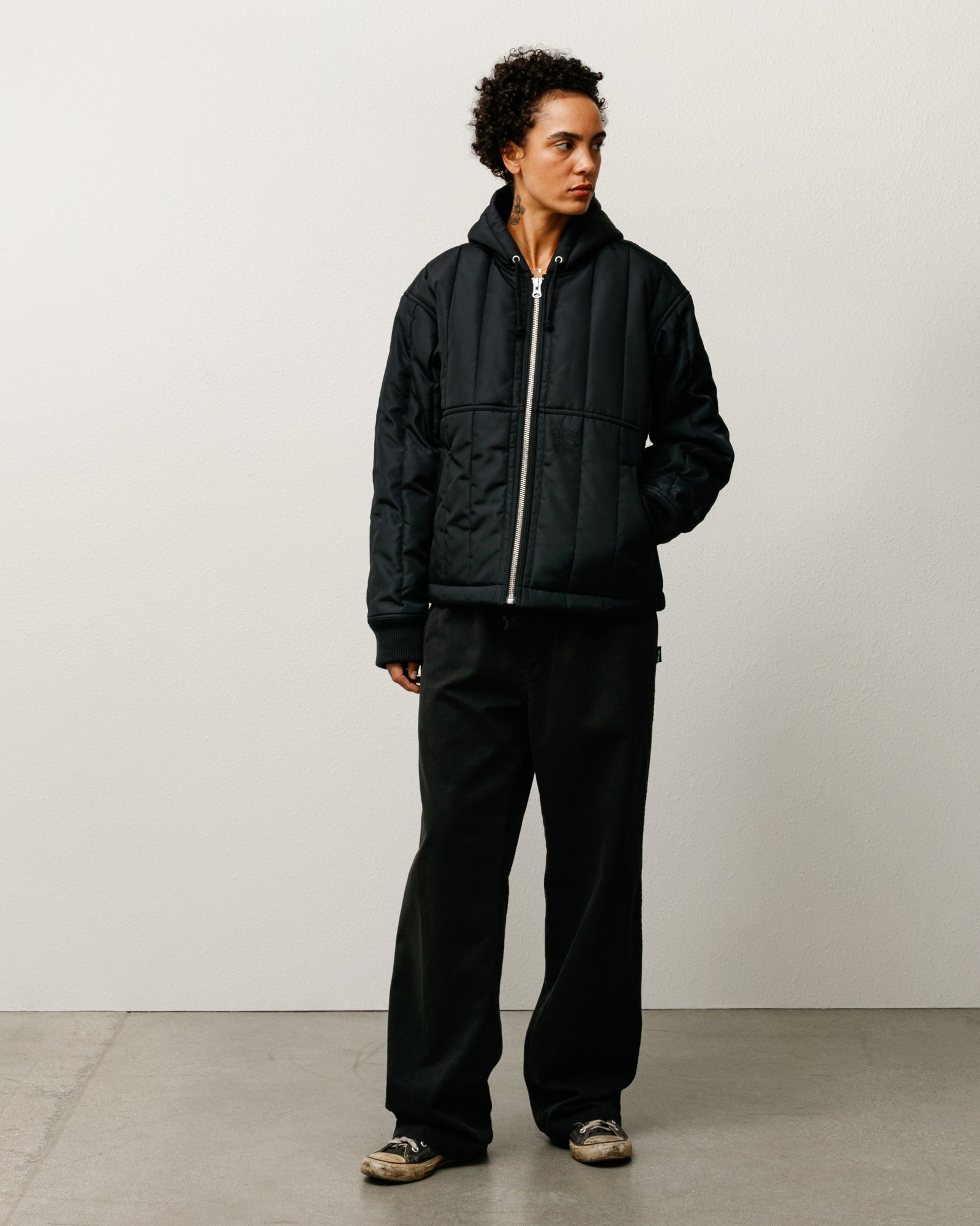 QUILTED NYLON WORK JACKET - Image 4