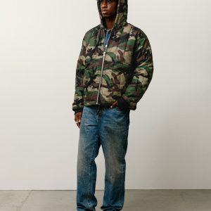 QUILTED NYLON WORK JACKET