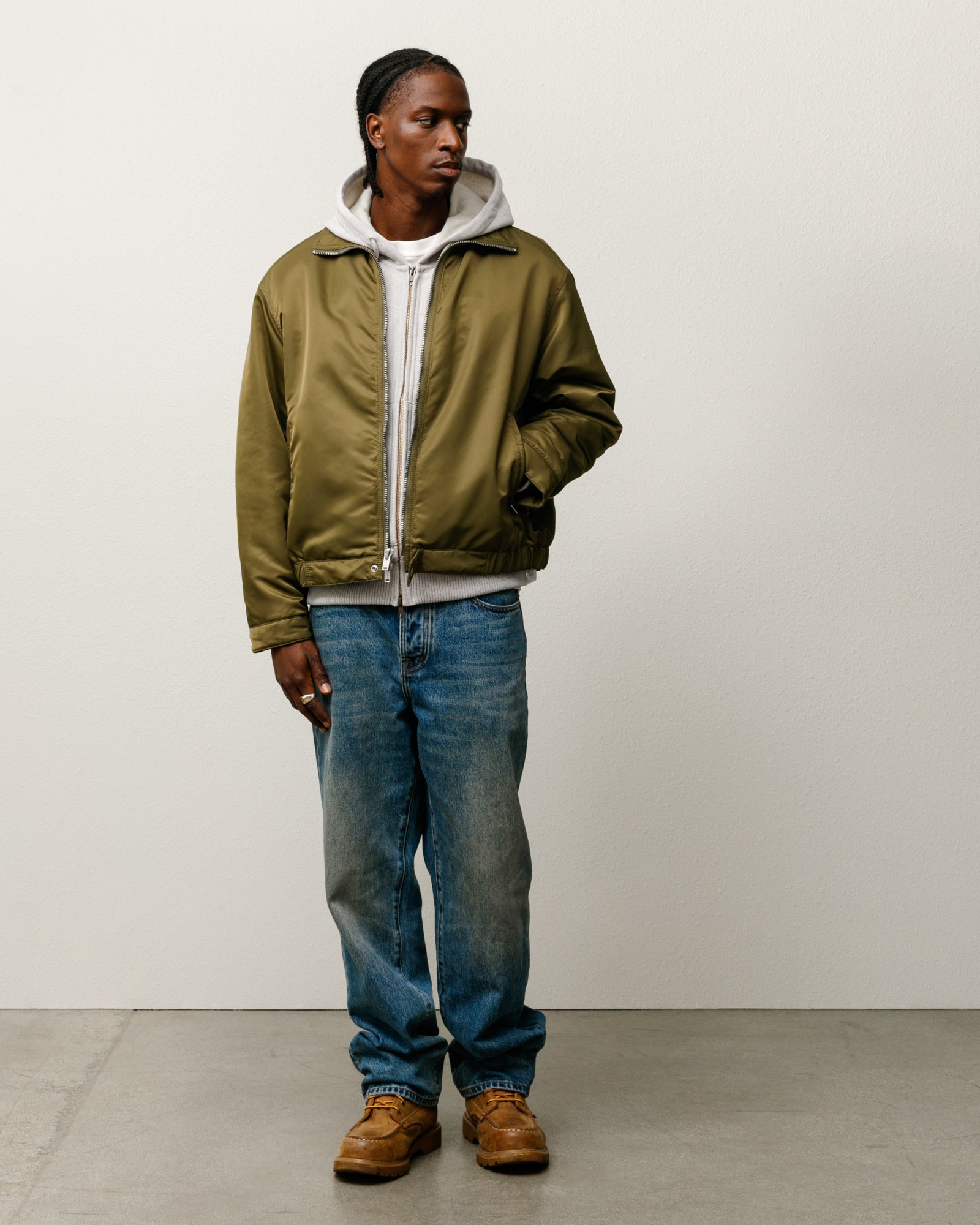 PILE LINED ZIP JACKET