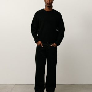 WAFFLE CASHMERE CREW