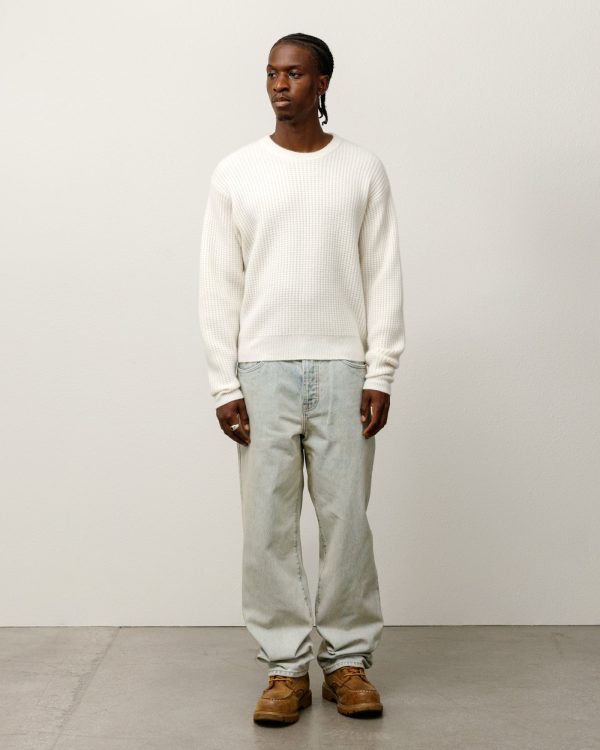 WAFFLE CASHMERE CREW - Image 3