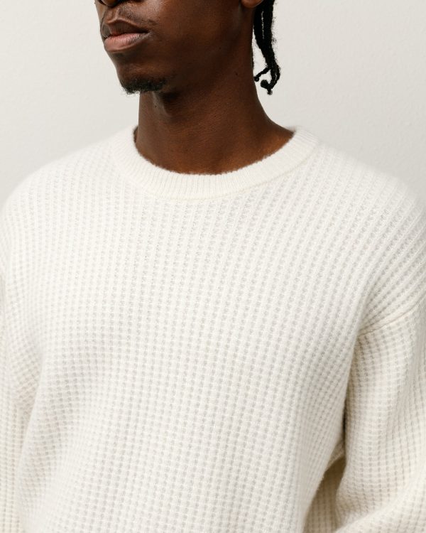 WAFFLE CASHMERE CREW - Image 4