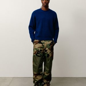 WAFFLE CASHMERE CREW