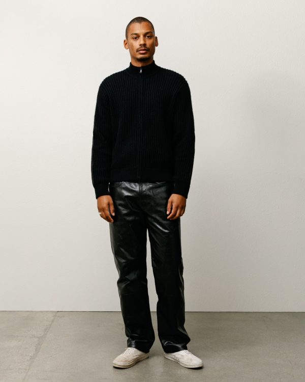 PATCH ZIP SWEATER