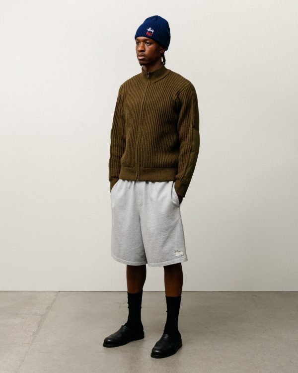 PATCH ZIP SWEATER