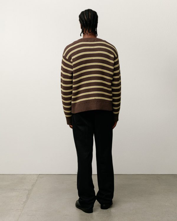 STRIPE KNIT CREW - Image 3