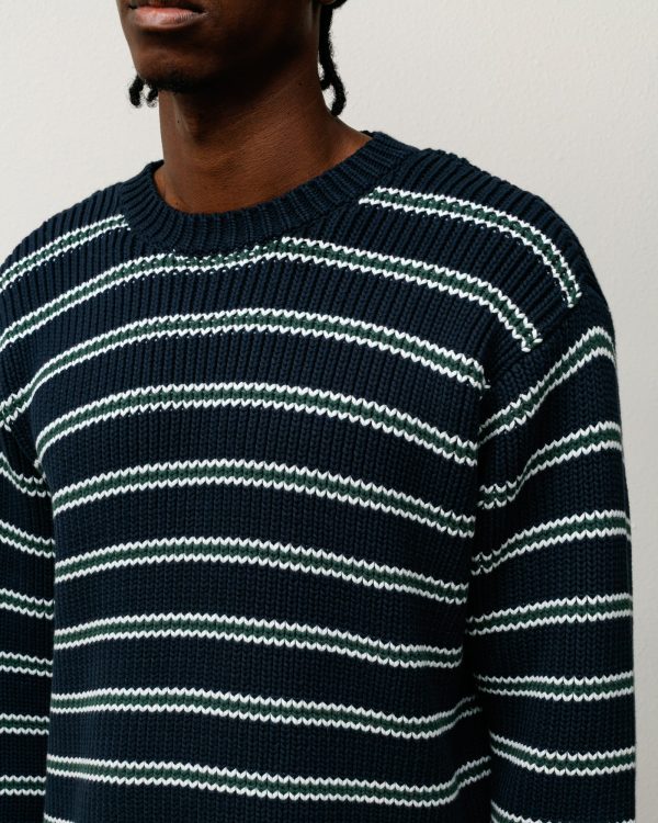 STRIPE KNIT CREW - Image 2