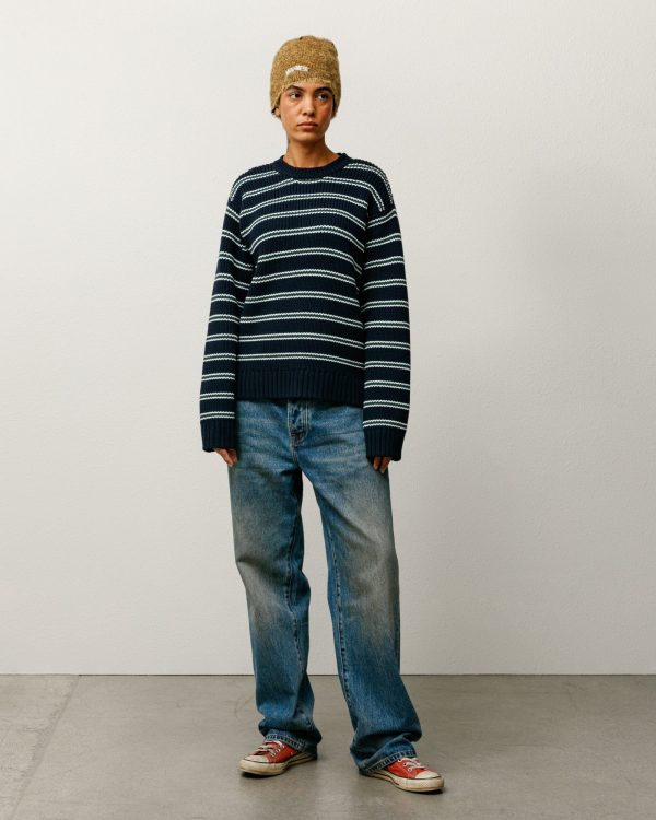 STRIPE KNIT CREW - Image 4