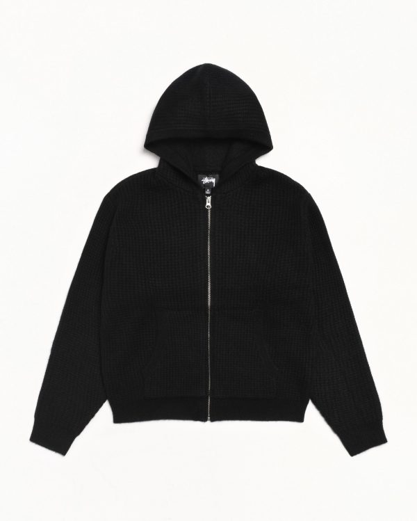 WAFFLE CASHMERE ZIP HOODIE - Image 6
