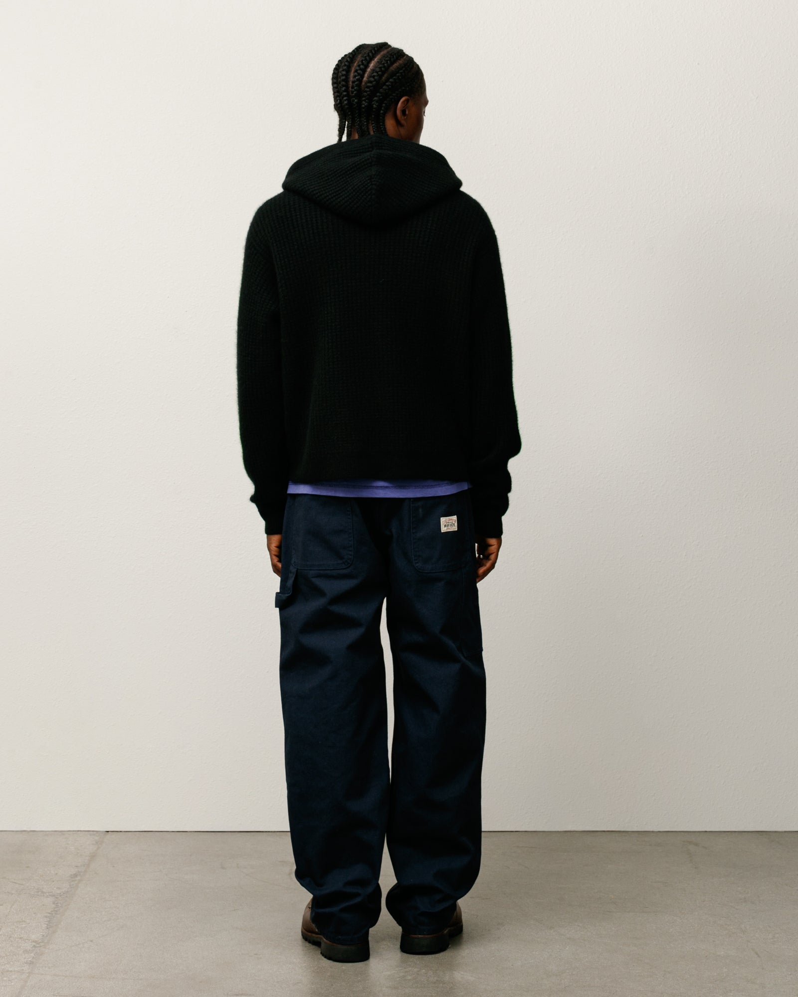 WAFFLE CASHMERE ZIP HOODIE - Image 2