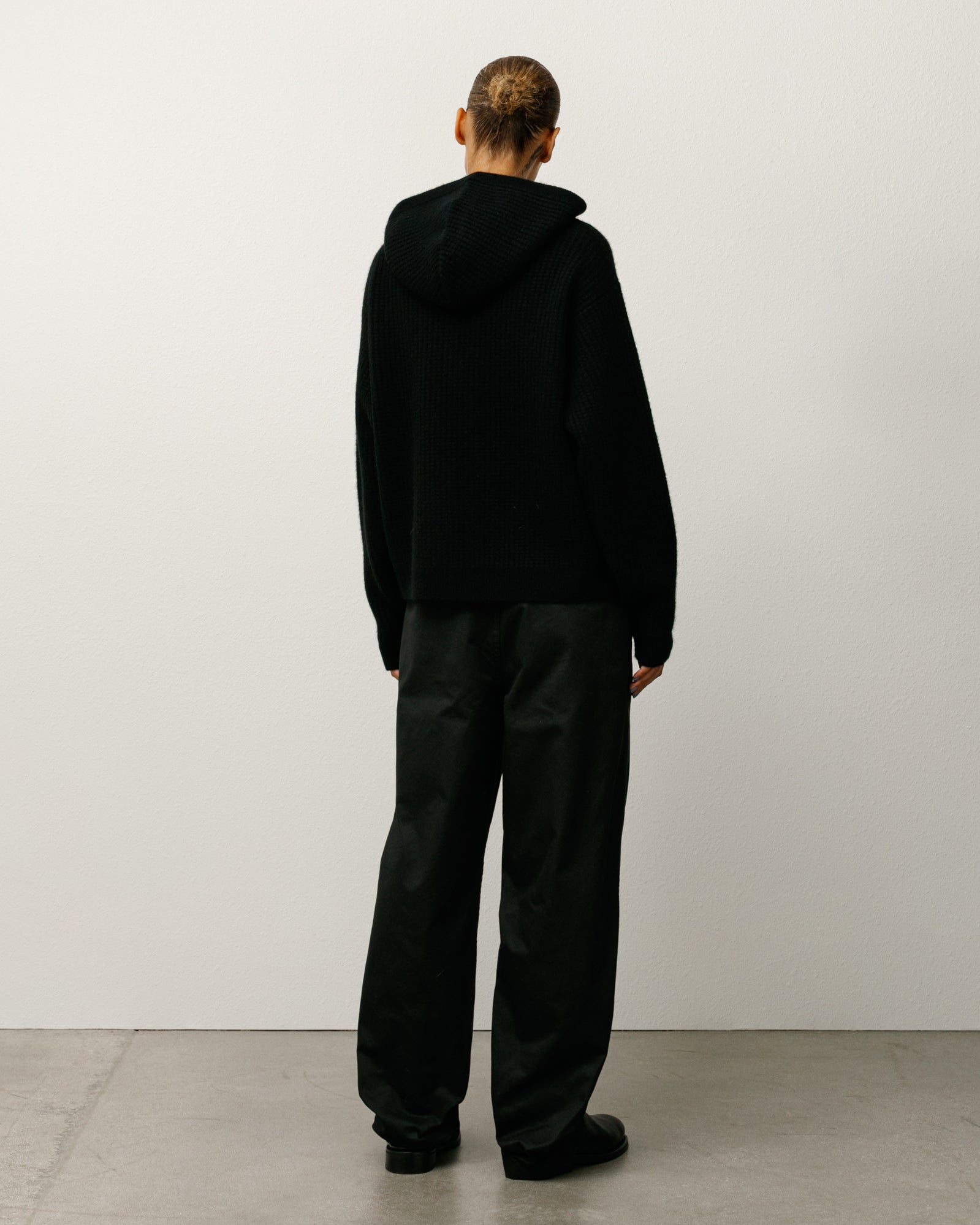 WAFFLE CASHMERE ZIP HOODIE - Image 5