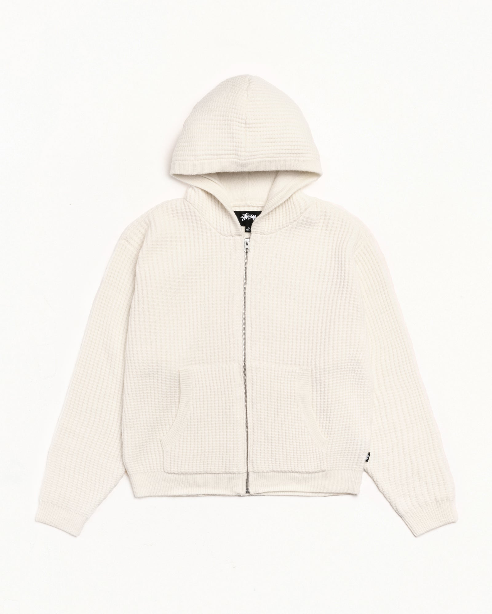 WAFFLE CASHMERE ZIP HOODIE - Image 5
