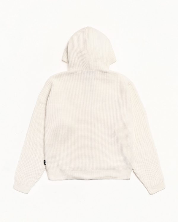 WAFFLE CASHMERE ZIP HOODIE - Image 6