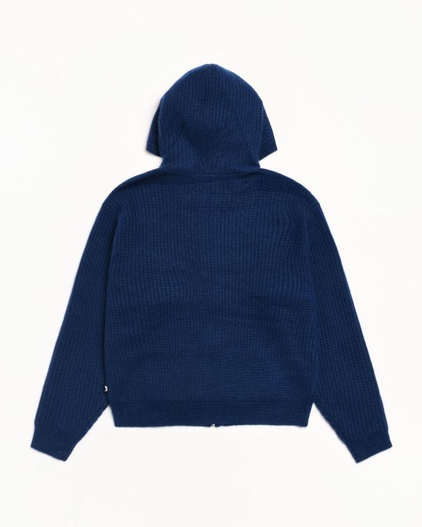 WAFFLE CASHMERE ZIP HOODIE - Image 7