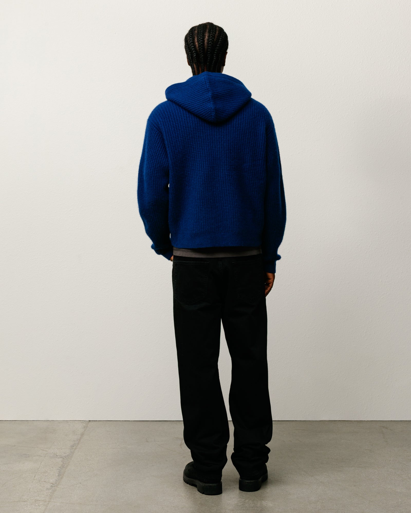 WAFFLE CASHMERE ZIP HOODIE - Image 2