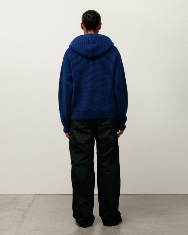WAFFLE CASHMERE ZIP HOODIE - Image 5