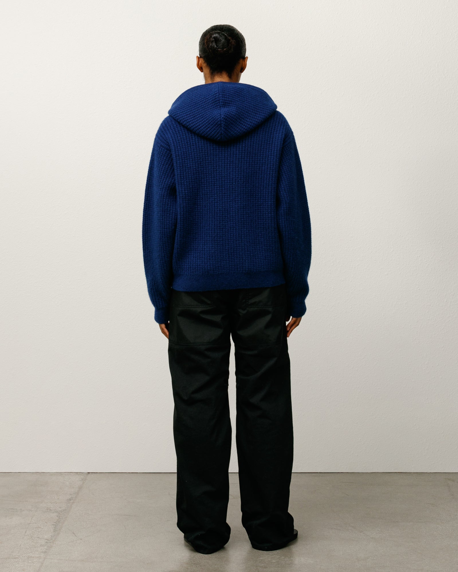 WAFFLE CASHMERE ZIP HOODIE - Image 5