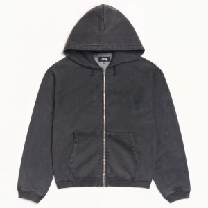FADED GRAPHIC ZIP HOODIE