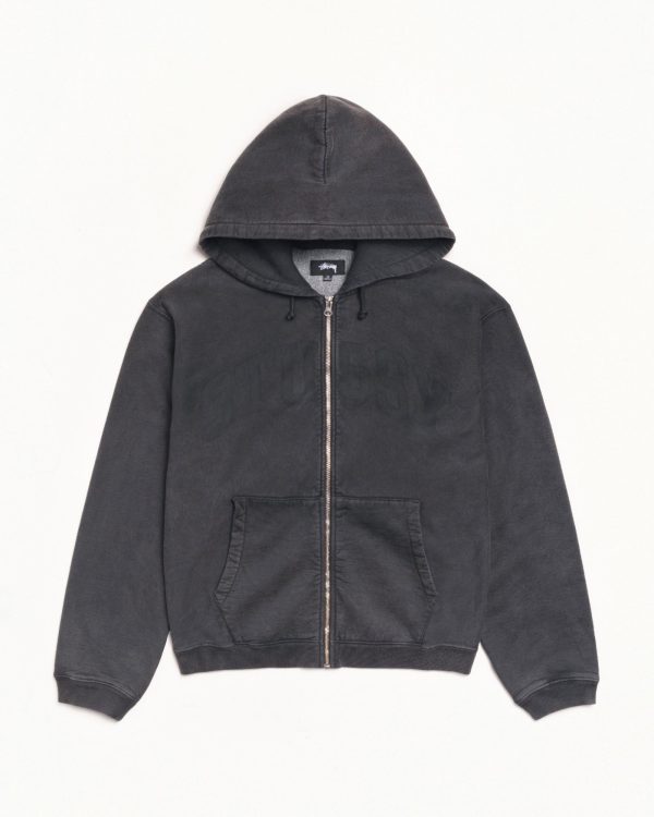 FADED GRAPHIC ZIP HOODIE