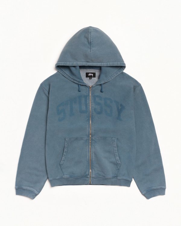 FADED GRAPHIC ZIP HOODIE