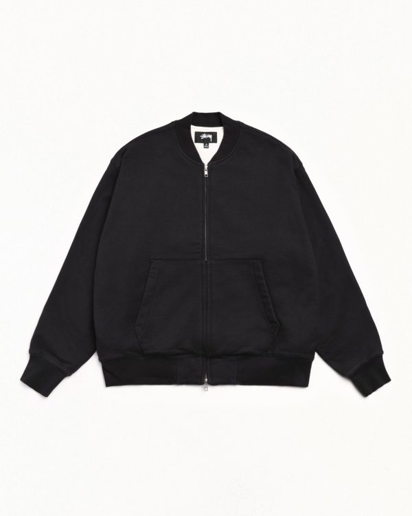 THERMAL LINED FLEECE BOMBER