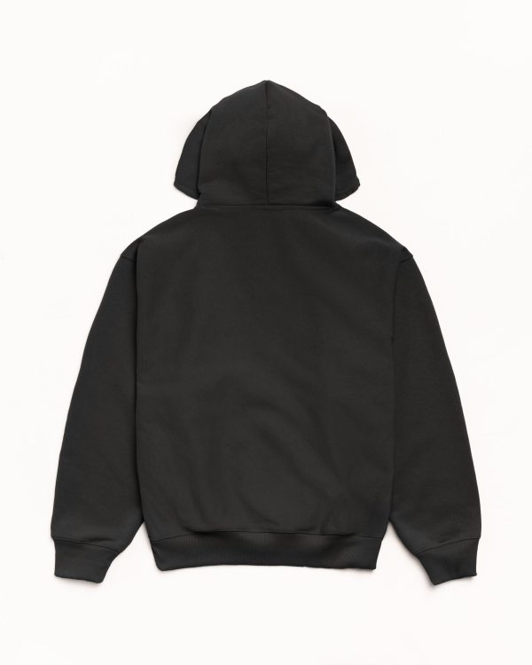 DOUBLE STRIPE EMBROIDERED HOODIE - Image 2