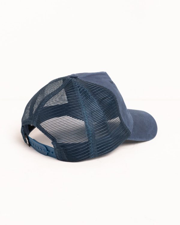 WAXED TRUCKER CURSIVE STITCH SNAPBACK - Image 3