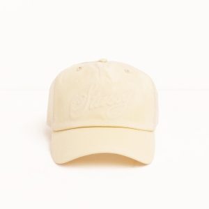 WAXED TRUCKER CURSIVE STITCH SNAPBACK