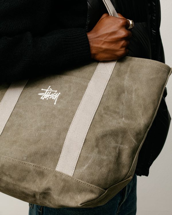 WAXED CANVAS MARKET TOTE - Image 2
