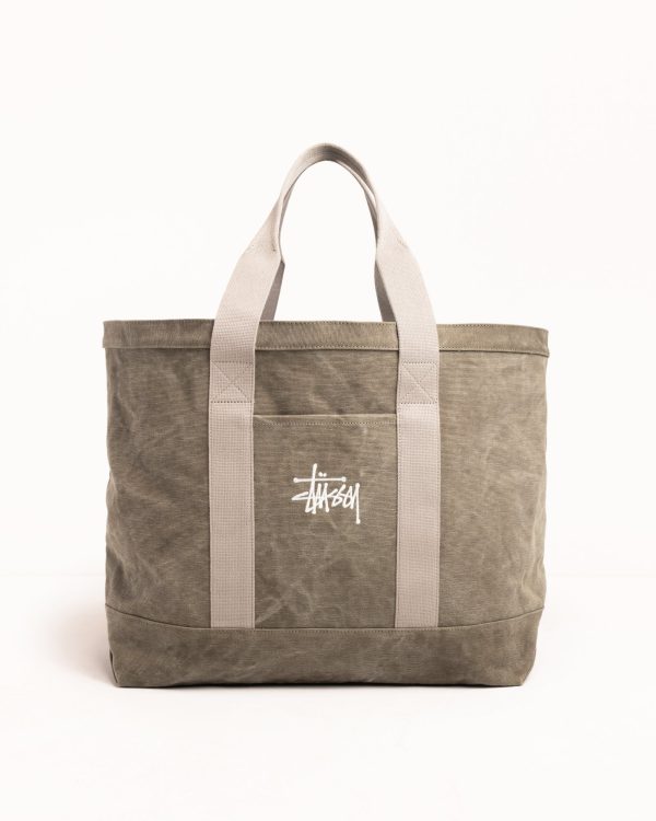 WAXED CANVAS EXTRA LARGE TOTE - Image 3