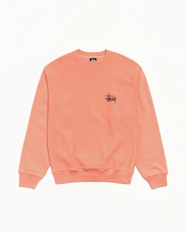 BASIC STÜSSY CREW PIGMENT DYED