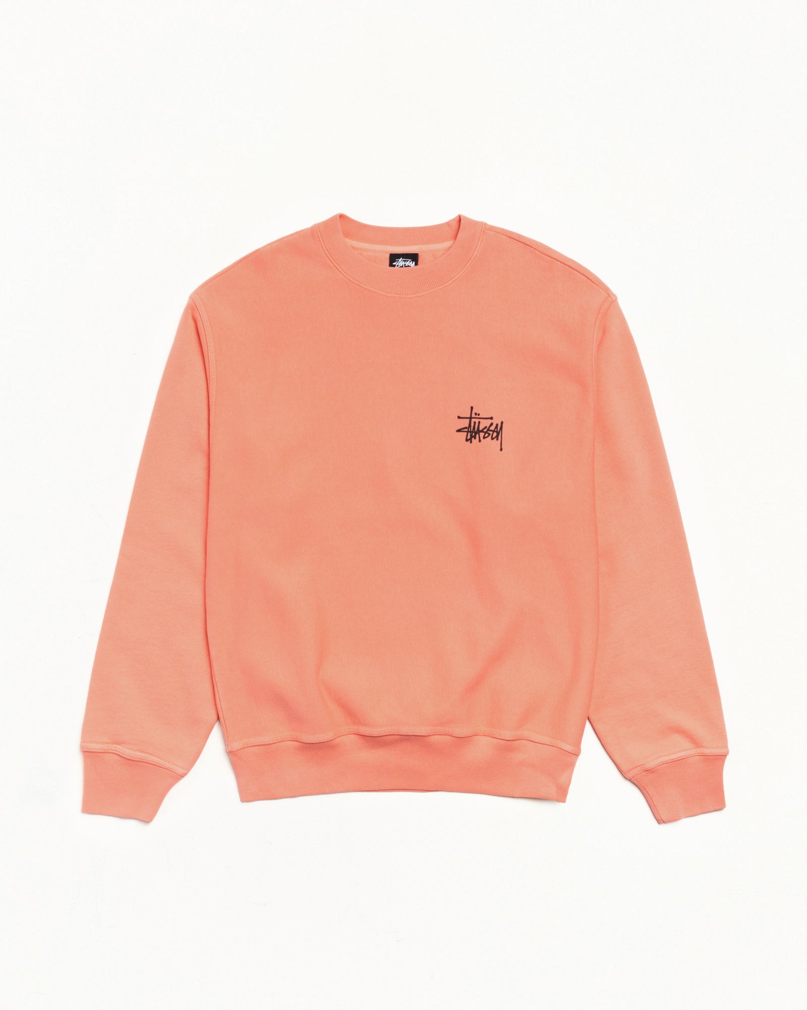BASIC STÜSSY CREW PIGMENT DYED
