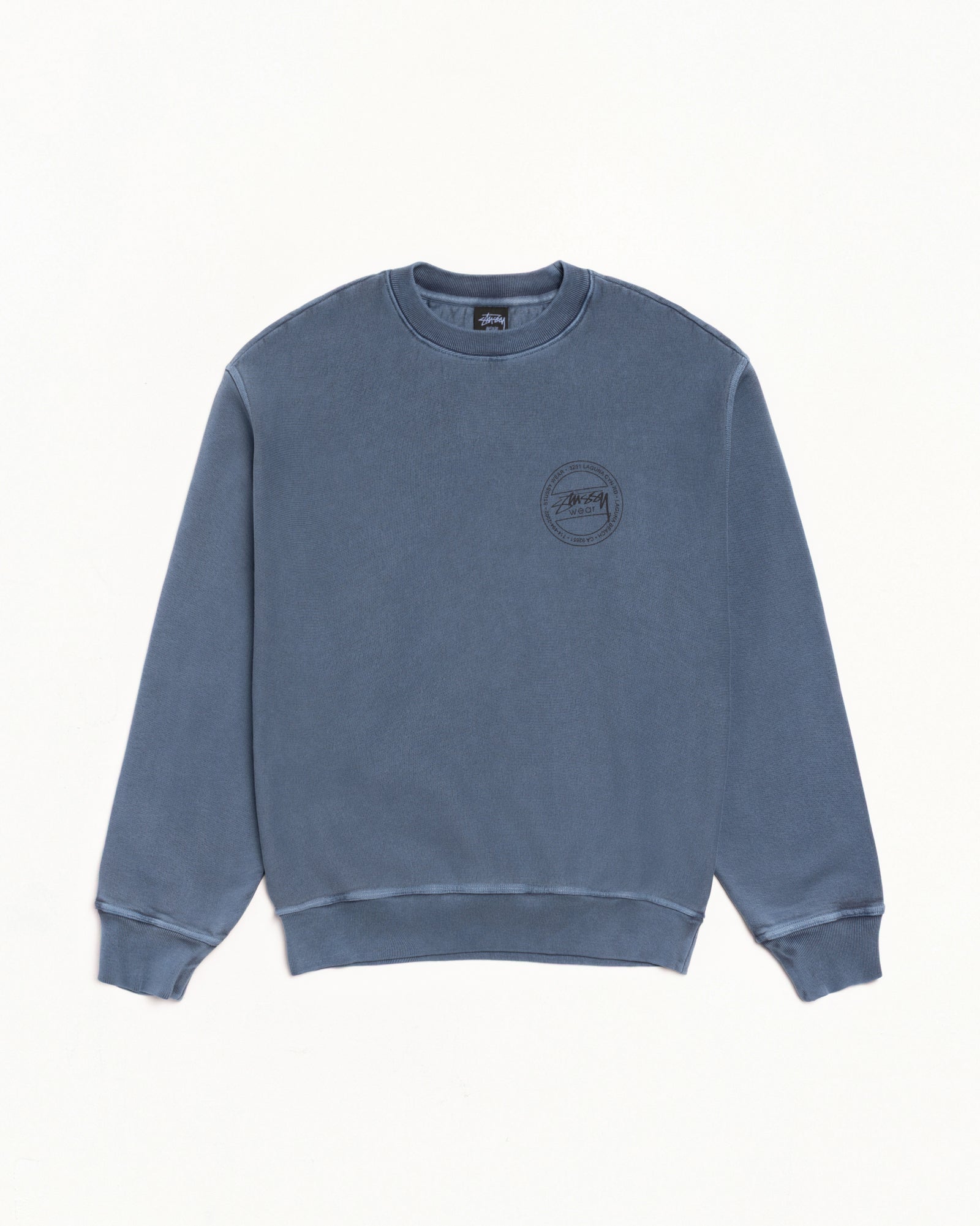 STÜSSY WEAR CREW PIGMENT DYED