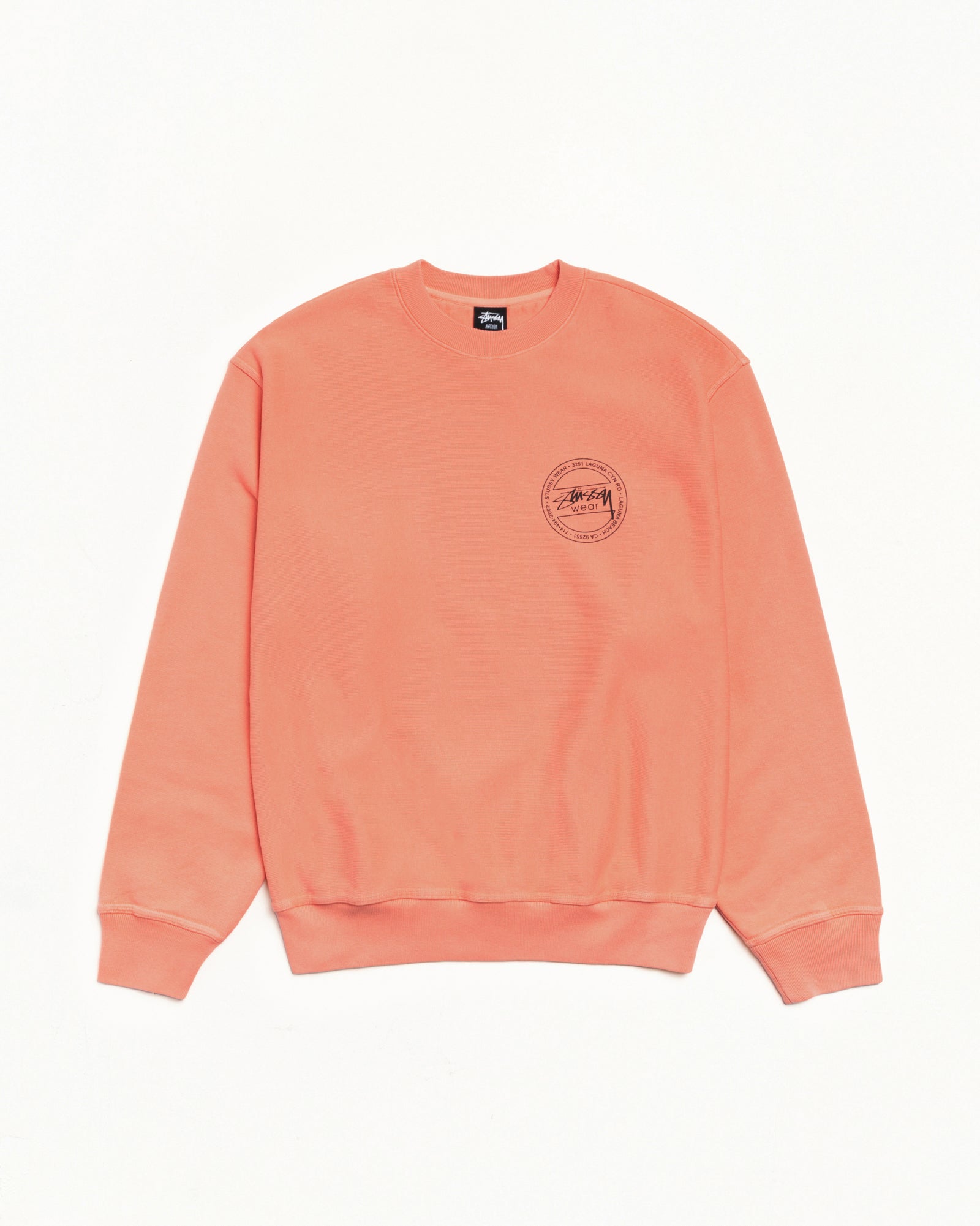 STÜSSY WEAR CREW PIGMENT DYED