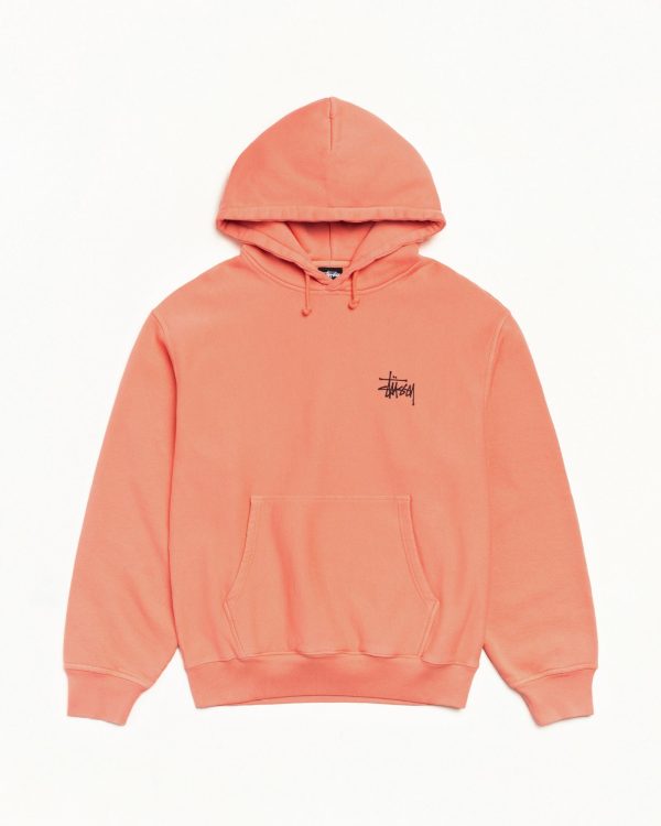 BASIC STÜSSY HOODIE PIGMENT DYED
