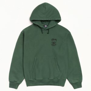 STOCK LINK HOODIE PIGMENT DYED
