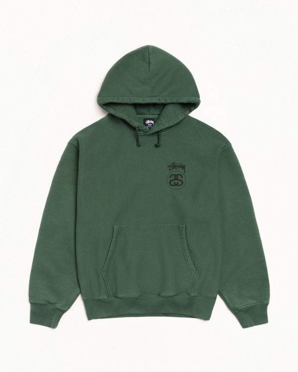 STOCK LINK HOODIE PIGMENT DYED
