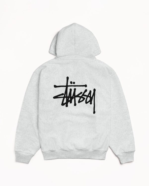 BASIC STÜSSY ZIP HOODIE - Image 2