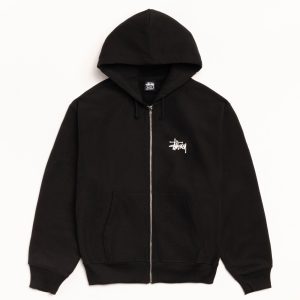 BASIC STÜSSY ZIP HOODIE