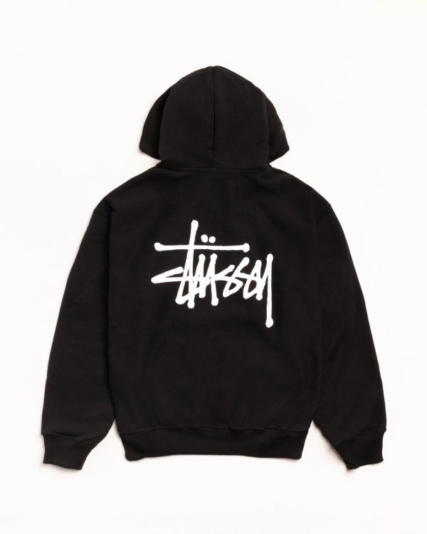BASIC STÜSSY ZIP HOODIE - Image 2