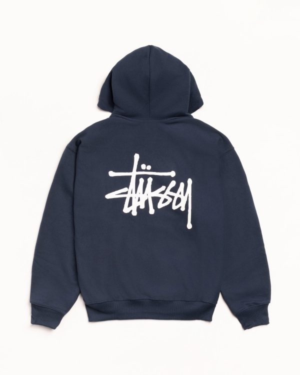 BASIC STÜSSY ZIP HOODIE - Image 2