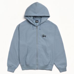 BASIC STÜSSY ZIP HOODIE