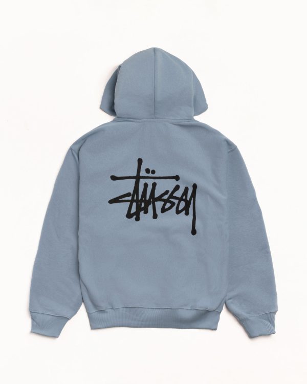 BASIC STÜSSY ZIP HOODIE - Image 2