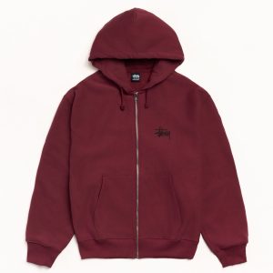 BASIC STÜSSY ZIP HOODIE